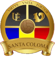 Sports FootBall Club Europe Logo Andorre UE Santa Coloma 