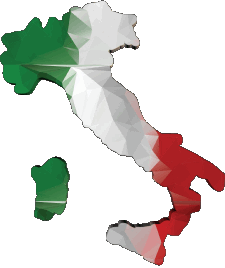 Fahnen Europa Italien Karte 