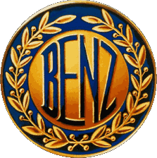 1909-1916-Transporte Coche Mercedes Logo 1909-1916