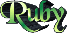Vorname WEIBLICH  - UK - USA - IRL - AUS - NZ R Ruby 