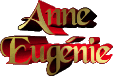 Nombre FEMENINO - Francia A Compuesto Anne Eugénie 
