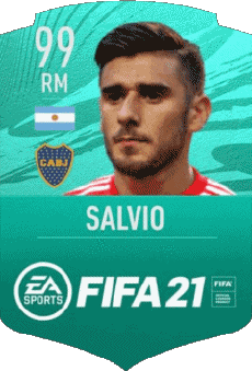 Multimedia Videospiele F I F A - Karten Spieler Argentinien Eduardo Salvio 