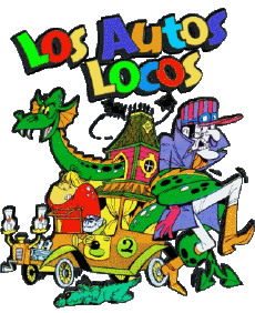 Multi Media Cartoons TV - Movies Wacky Races Spanish Logo 