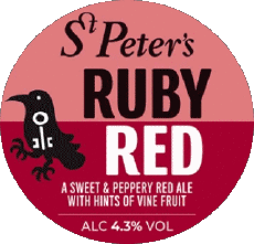 Ruby Red-Boissons Bières Royaume Uni St  Peter's Brewery Ruby Red