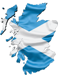 Banderas Europa Escocia Mapa 