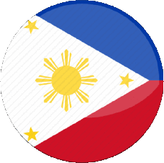 Fahnen Asien Philippinen Runde 