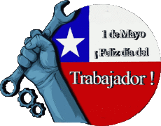 Nachrichten Spanisch 1 de Mayo Feliz día del Trabajador - Chile 