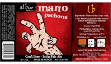 Mano pachona-Bebidas Cervezas Mexico Albur Mano pachona