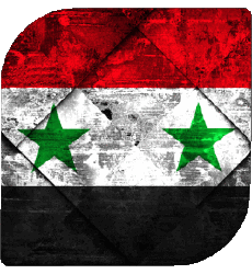 Flags Asia Syria Square 