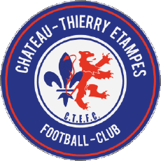 Sports FootBall Club France Logo Hauts-de-France 02 - Aisne Château-Thierry-Etampes  FC 