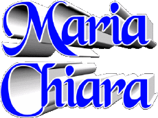 First Names FEMININE - Italy M Composed Maria Chiara 