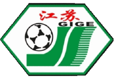 1996-Deportes Fútbol  Clubes Asia Logo China Jiangsu Football Club 