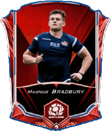 Deportes Rugby - Jugadores Escocia Magnus Bradbury 