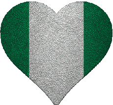 Banderas África Nigeria Coeur 