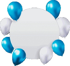 Nachrichten Englisch Happy Birthday Balloons - Confetti 010 