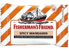 Spicy Mandarin-Essen Süßigkeiten Fisherman's Friend 