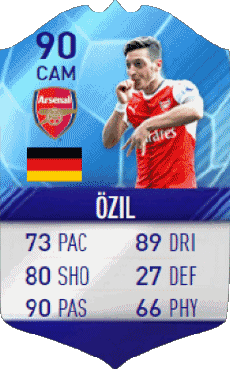 Multi Media Video Games F I F A - Card Players Germany Mesut Özil 