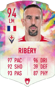Multimedia Vídeo Juegos F I F A - Jugadores  cartas Francia Franck Ribéry 