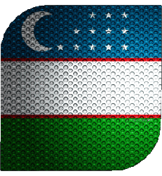 Fahnen Asien Usbekistan Platz 