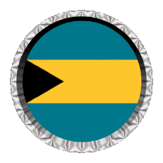 Flags America Bahamas Round - Rings 