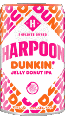 Jelly Donut IPA-Boissons Bières USA Harpoon Brewery 