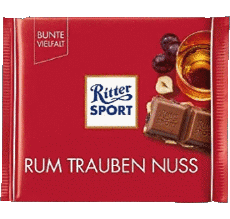 Rum Trauben nuss-Nourriture Chocolats Ritter Sport 
