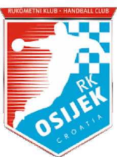 Sport Handballschläger Logo Kroatien Osijek 