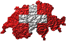 Flags Europe Swiss Map 