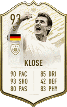 Multi Media Video Games F I F A - Card Players Germany Miroslav Klose 