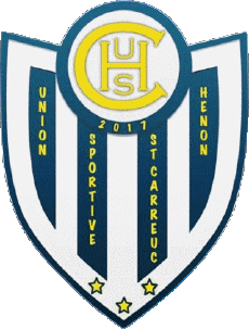 Sports FootBall Club France Logo Bretagne 22 - Côtes-d'Armor USCH - Union Sportive de Saint Carreuc Hénon 