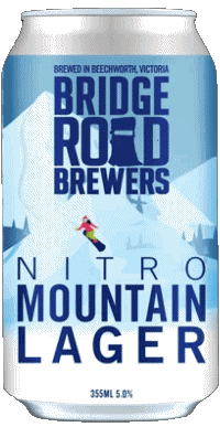 Nitro Mountain lager-Bebidas Cervezas Australia BRB - Bridge Road Brewers 