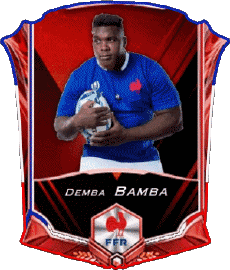 Deportes Rugby - Jugadores Francia Demba Bamba 