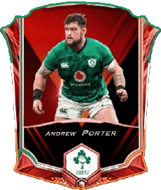 Sport Rugby - Spieler Irland Andrew Porter 