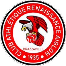 Sports Soccer Club Africa Logo Congo Club Athlétique Renaissance Aiglon Brazzaville 