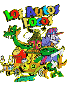Multimedia Cartoons TV Filme Wacky Races Spanisches Logo 