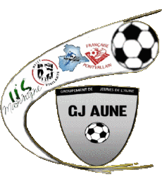 Sports FootBall Club France Logo Pays de la Loire 72  - Sarthe Groupement Jeune de l'Aune 