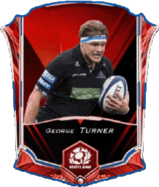 Deportes Rugby - Jugadores Escocia George Turner 