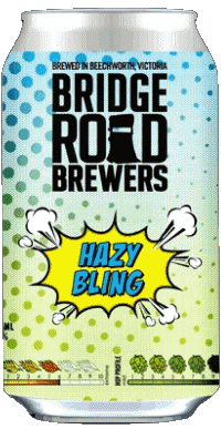 Hazy Bling-Bebidas Cervezas Australia BRB - Bridge Road Brewers 