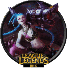 Jinx-Multi Media Video Games League of Legends Icons - Characters 2 