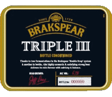 Triple-Bebidas Cervezas UK Brakspear 
