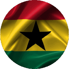 Bandiere Africa Ghana Tondo 