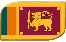 Bandiere Asia Sri Lanka Rettangolo 