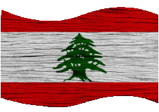 Fahnen Asien Libanon Rechteck 